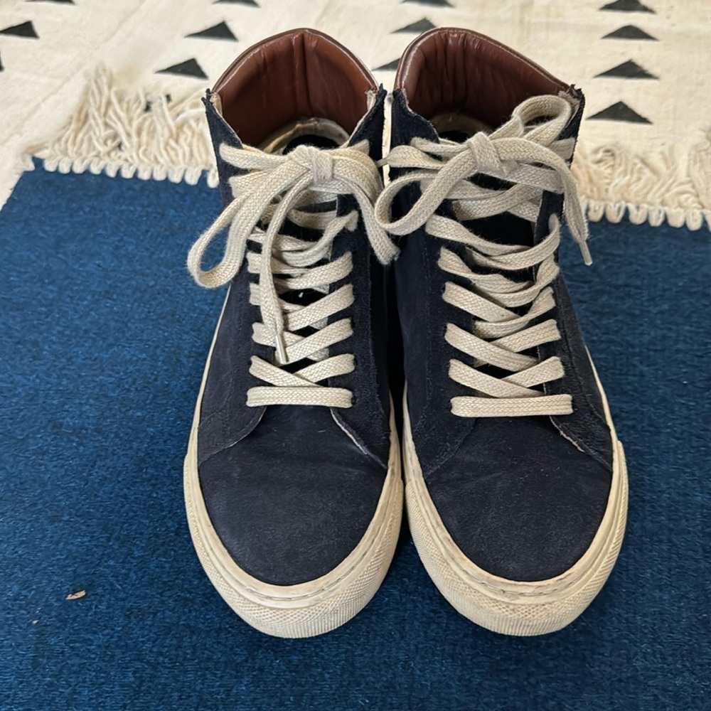 Matt Bernson Suede and Leather high top Sneakers